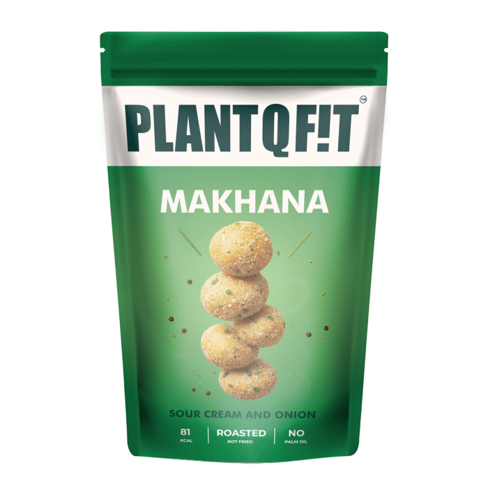 PlantQFit Roasted Makhana-Sour Cream & Onion | 81 Kcal| Gluten-Free, - Image 2