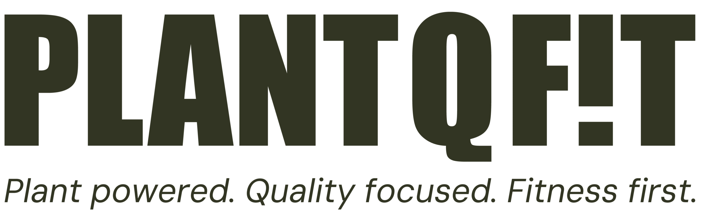 PlantQFit Logo in Olive
