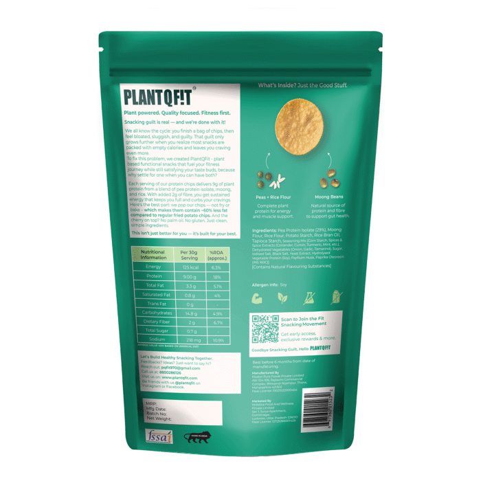 PlantQFit Protein Chips + Makhana Combo (7 Packs) - Image 6