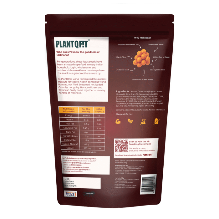 PlantQFit Protein Chips + Makhana Combo (7 Packs) - Image 5