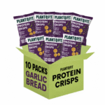PLANTQFIT Protein Crisps — Garlic Bread (Pack of 10)