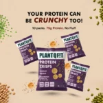 PLANTQFIT Protein Crisps — Garlic Bread (Pack of 10) - Image 2
