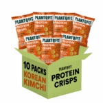 PLANTQFIT Protein Crisps — Korean Kimchi (Pack of 10)