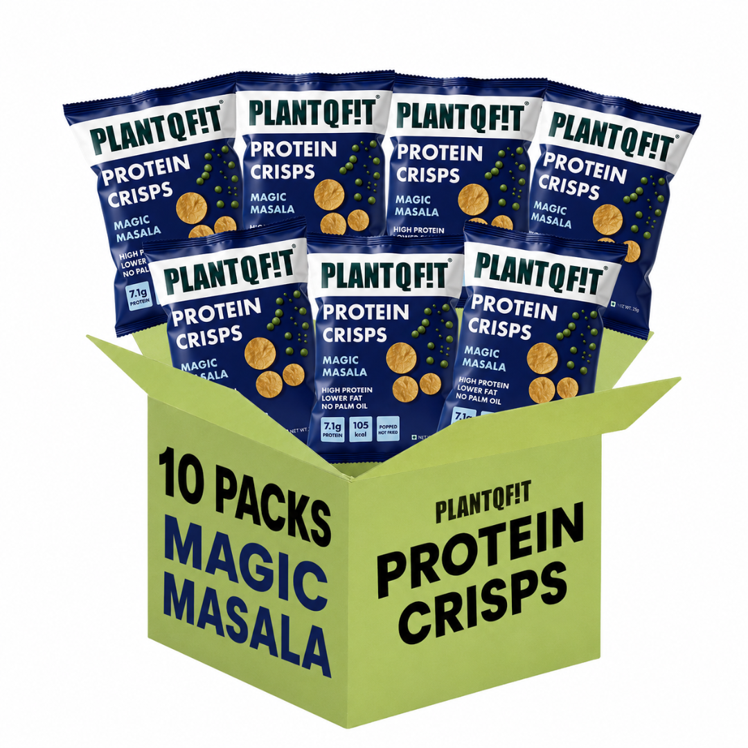 10-magicmasala PLANTQFIT Magic Masala Protein Crisps Pack of 10 - Image 1