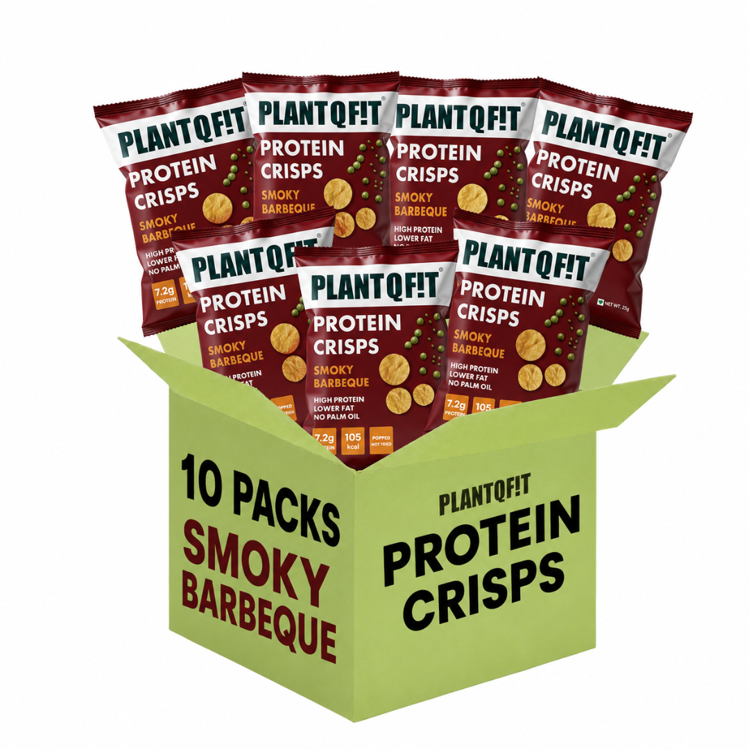 10-smokybarbeque PLANTQFIT Protein Crisps — Smoky Barbeque (Pack of 10) - Image 1