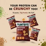 PLANTQFIT Protein Crisps — Smoky Barbeque (Pack of 10) - Image 2